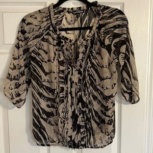 Express sheer short sleeve blouse. Size xs